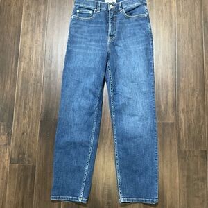 Spanx Jeans Womens 10 Sculpt Lycra Ankle Slim Jean Bennet Wash Shapewear Denim